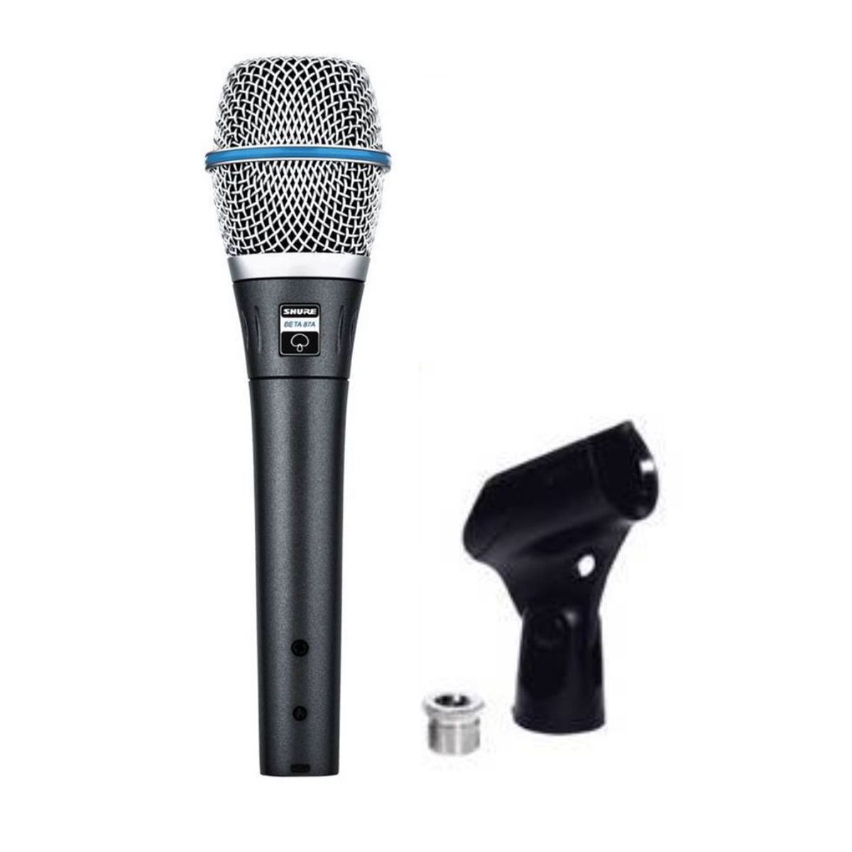 SHURE - Micrófono Shure Beta 87A Plateado
