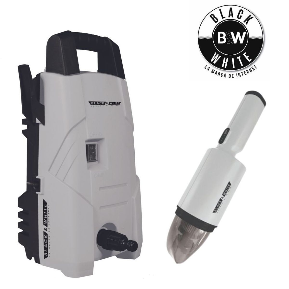 BLACK AND WHITE - COMBO DE ASPIRADORAS