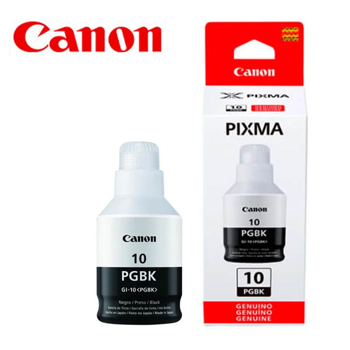 CANON - Botella de Tinta CANON GI-10 PGBK Negro Negra black