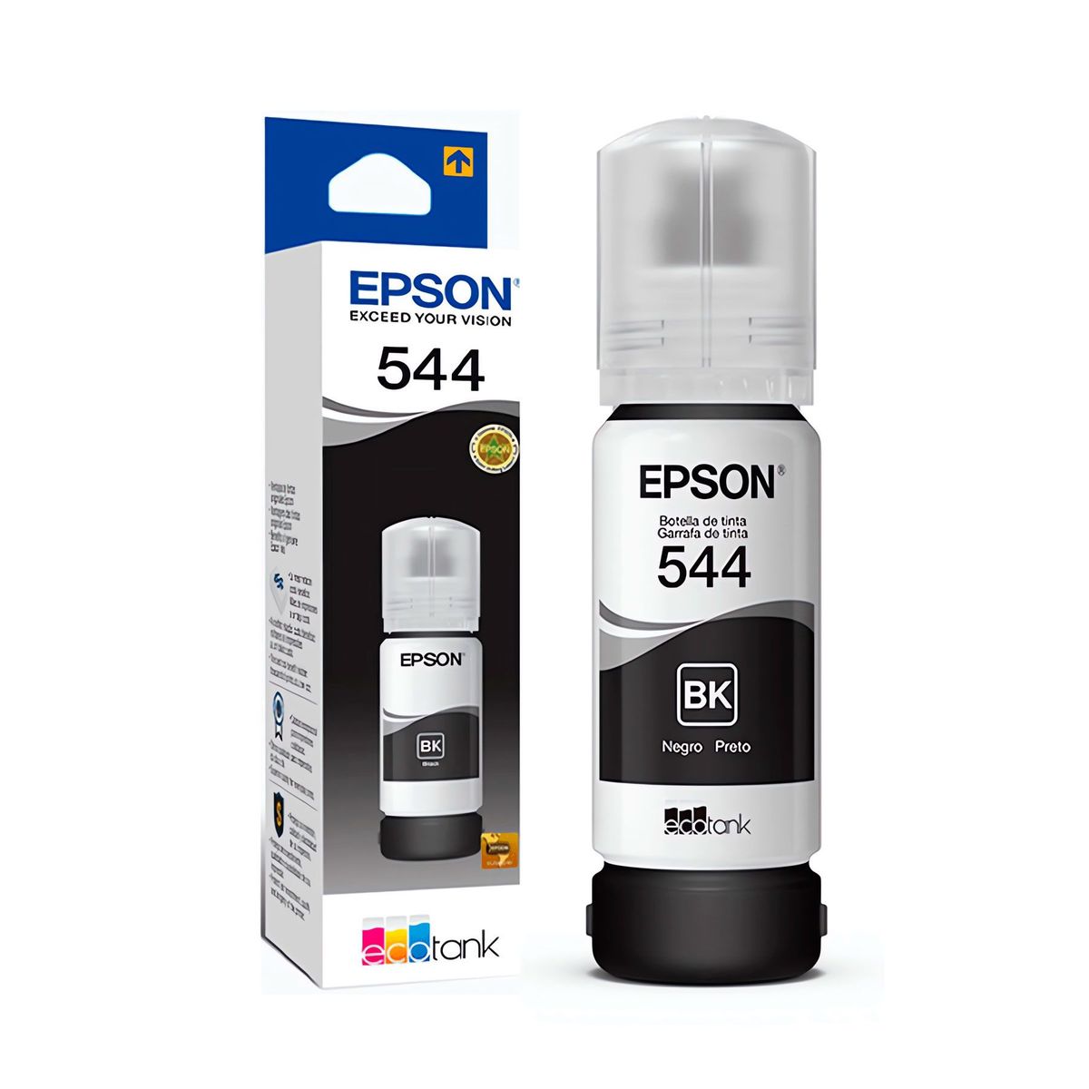 EPSON - Tinta Original Epson T544 Rinde 7500 Hojas Negro 65ml.