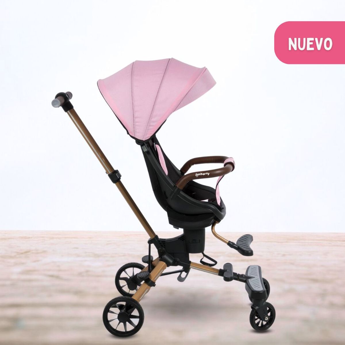 EBABY - Coche de Paseo Giratorio para Bebés «URBAN WALK» Pink