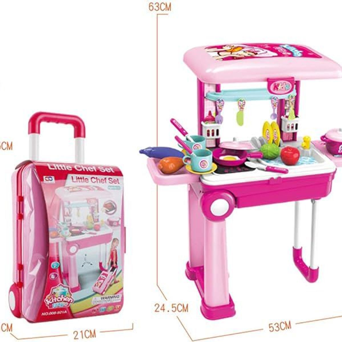 GENERICO - Set Maleta de Juguete con Accesorios Chef