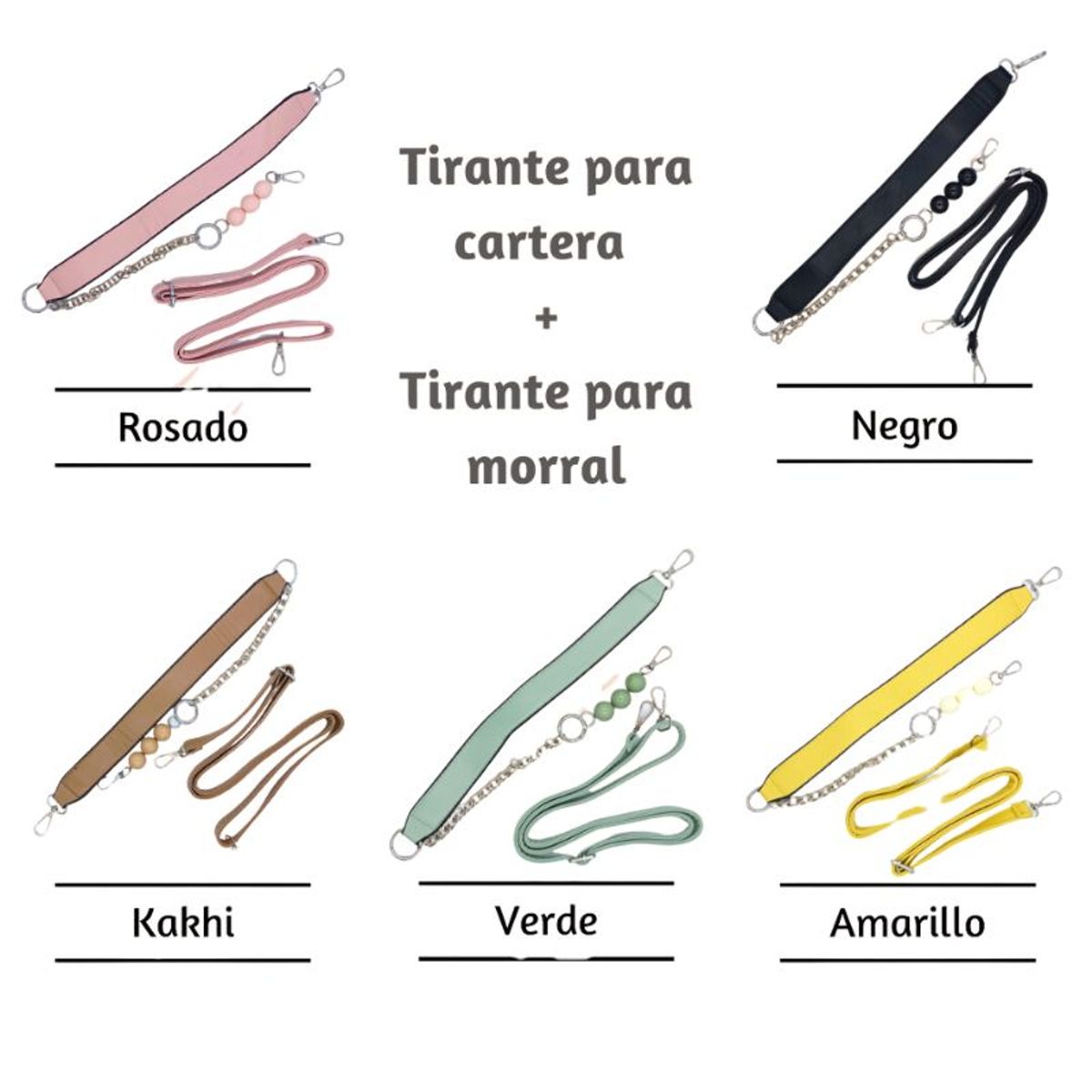 GENERICO - Cartera morral broche Redondo