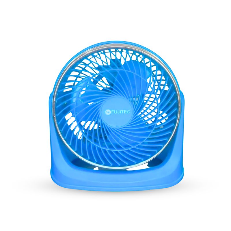 FUJITEC - Ventilador de Mesa FUJITEC de 8 Pulgadas Celeste CF-4008