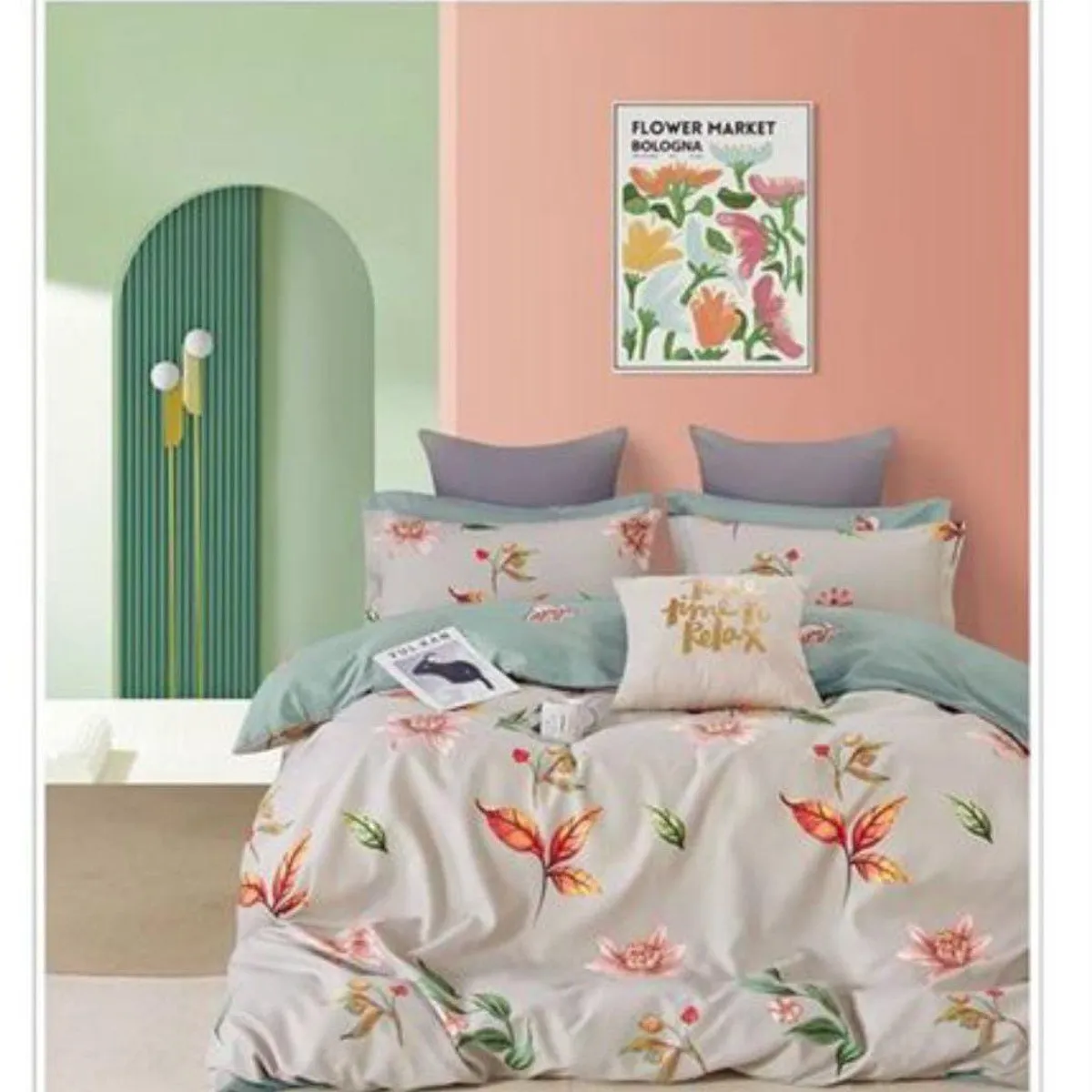 CASATEX - JUEGO DE SÁBANAS CASATEX CON DISEÑO DE 2 PLAZAS