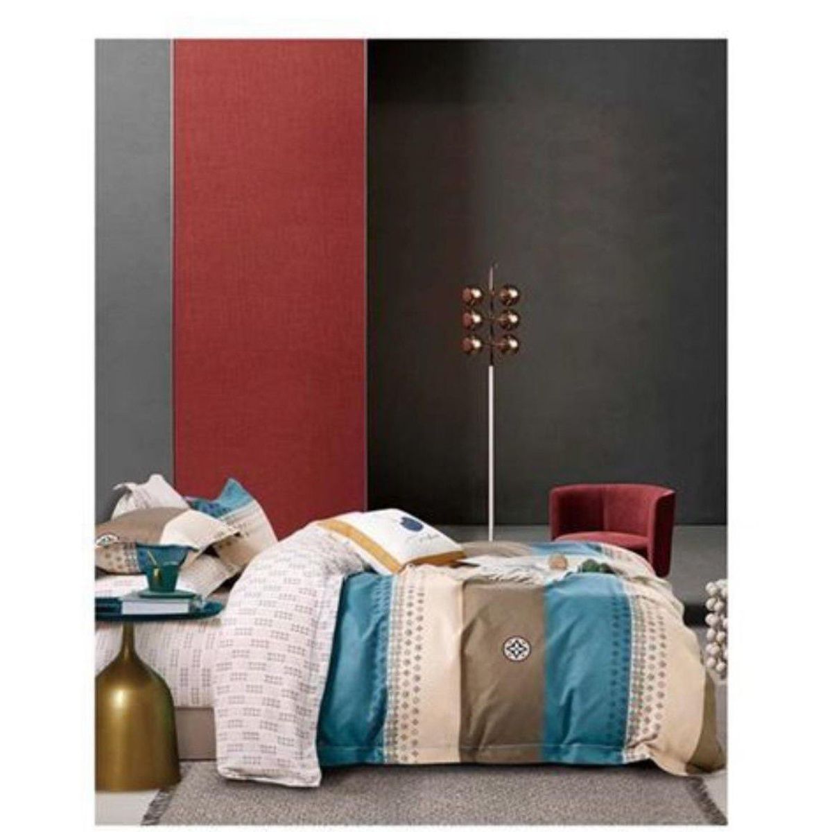 CASATEX - JUEGO DE SÁBANAS CASATEX CON DISEÑO DE 2 PLAZAS