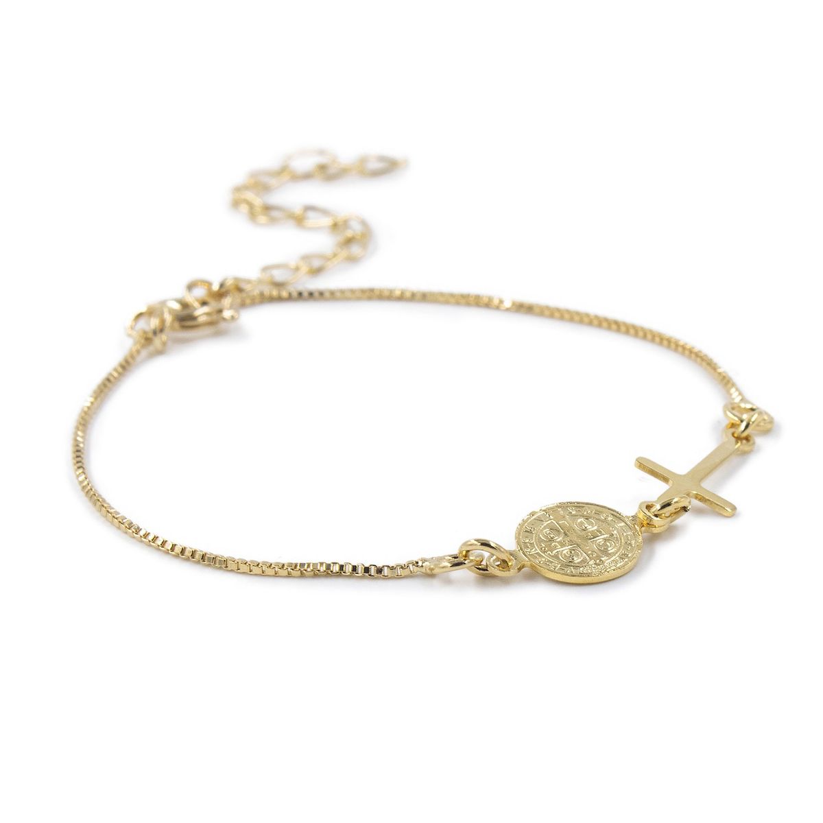 AMBAR JOYERIA - PULSERA SAN BENITO GOLDEN