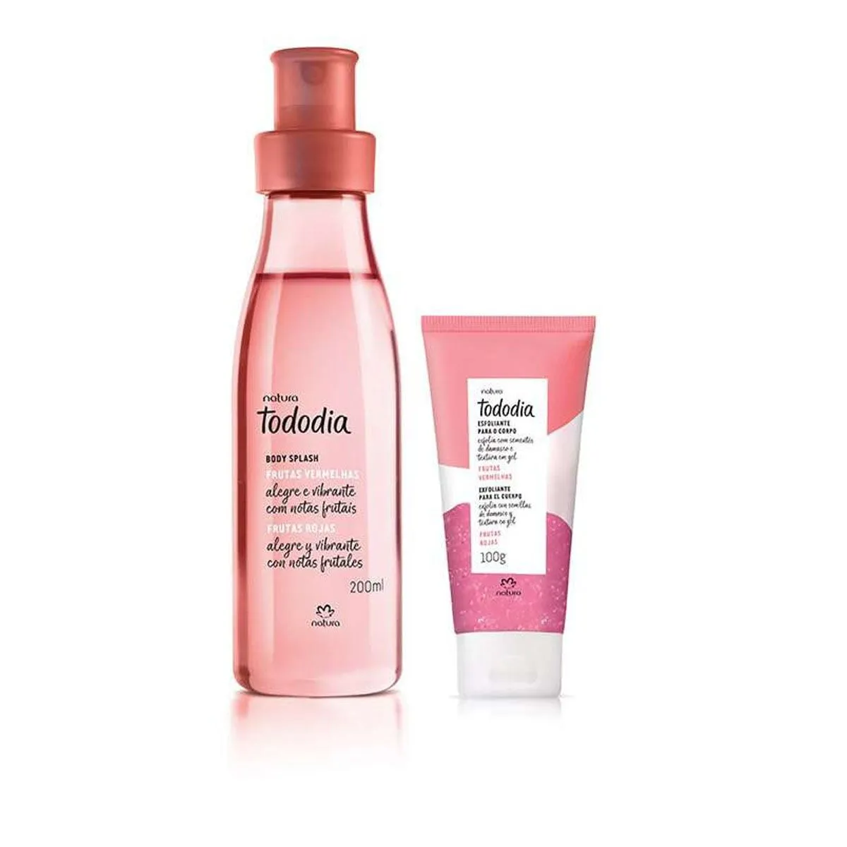 NATURA - Tododia Frutas Rojas Spray Corporal con Exfoliante