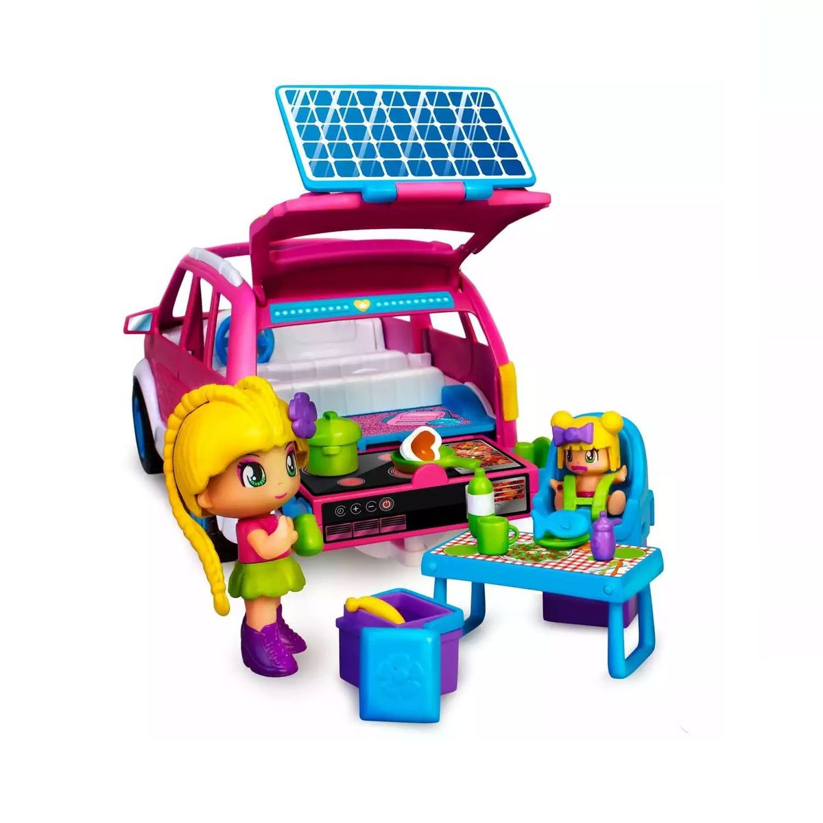 PINYPON - Juguete Muñeca Pinypon Coche de Camping