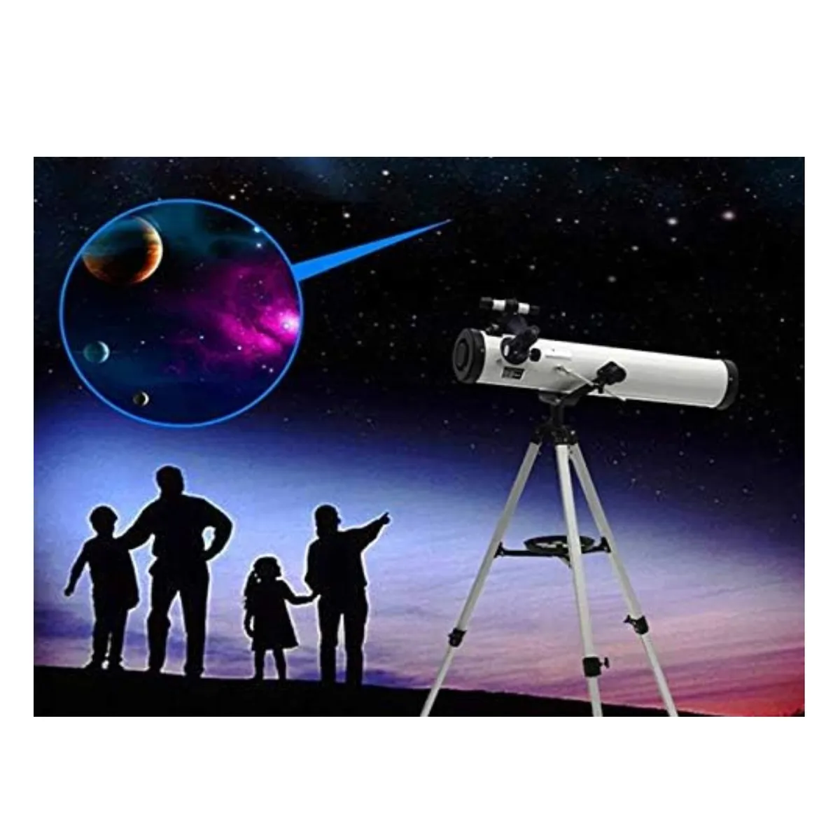 GENERICO - Telescopio astronómico Profesional Trípode Zoom 525X