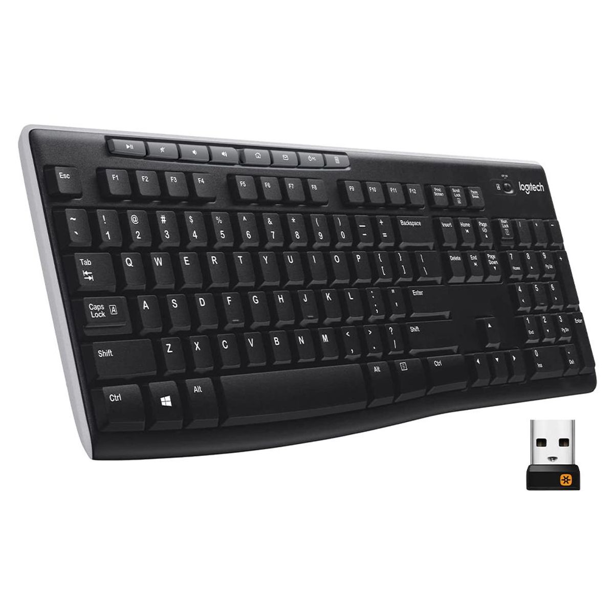 LOGITECH - Teclado Logitech K270 Inalambrico Oficina Black Sp