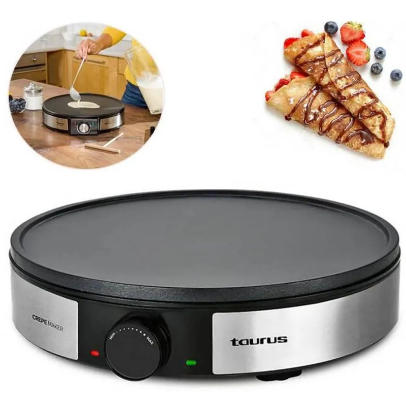 TAURUS - Crepera con Placa Antiadherente Taurus 1200W S164