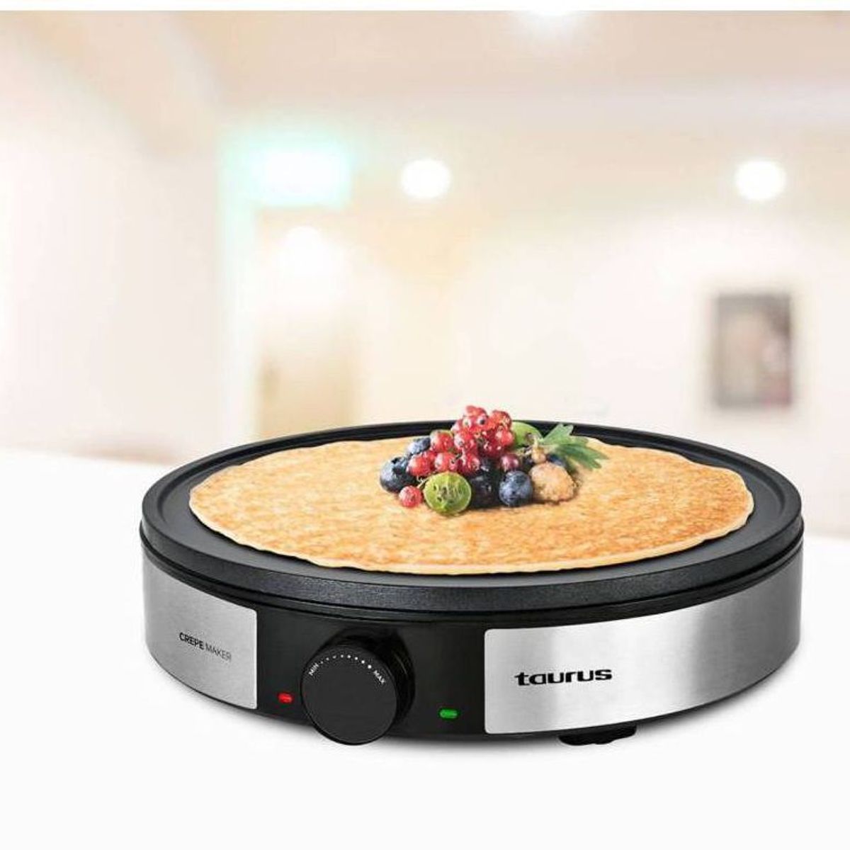 TAURUS - Crepera con Placa Antiadherente Taurus 1200W S164