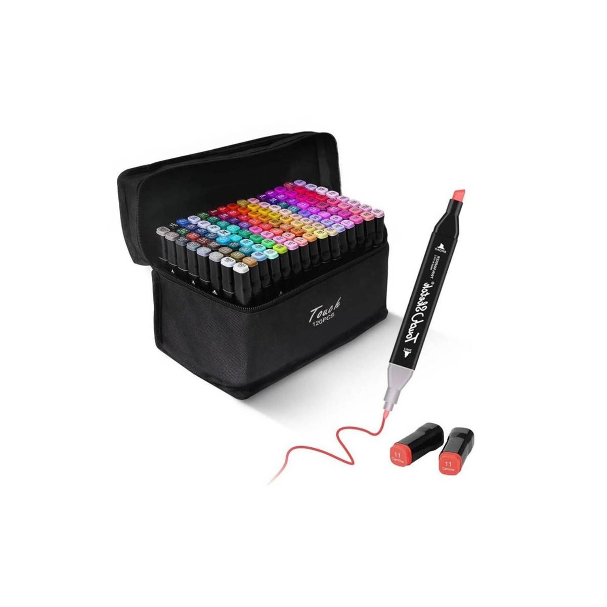 GENERICO - PLUMONES TOUCH 120 PIEZAS -GENERICO