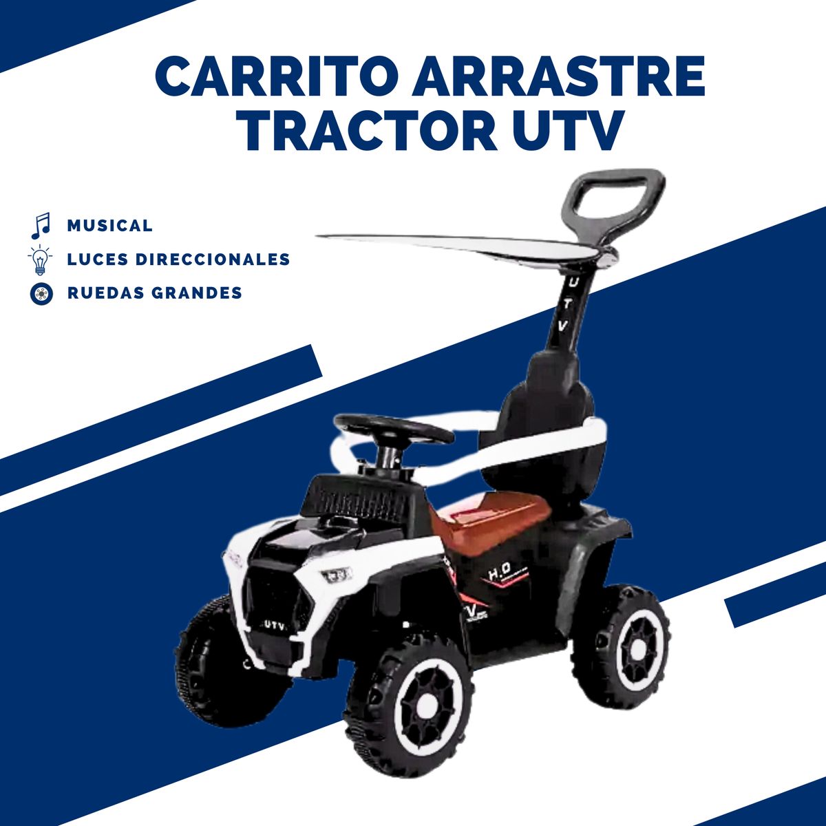 GENERICO - Carro de Juguete Arrastre Tractor UTV para niño