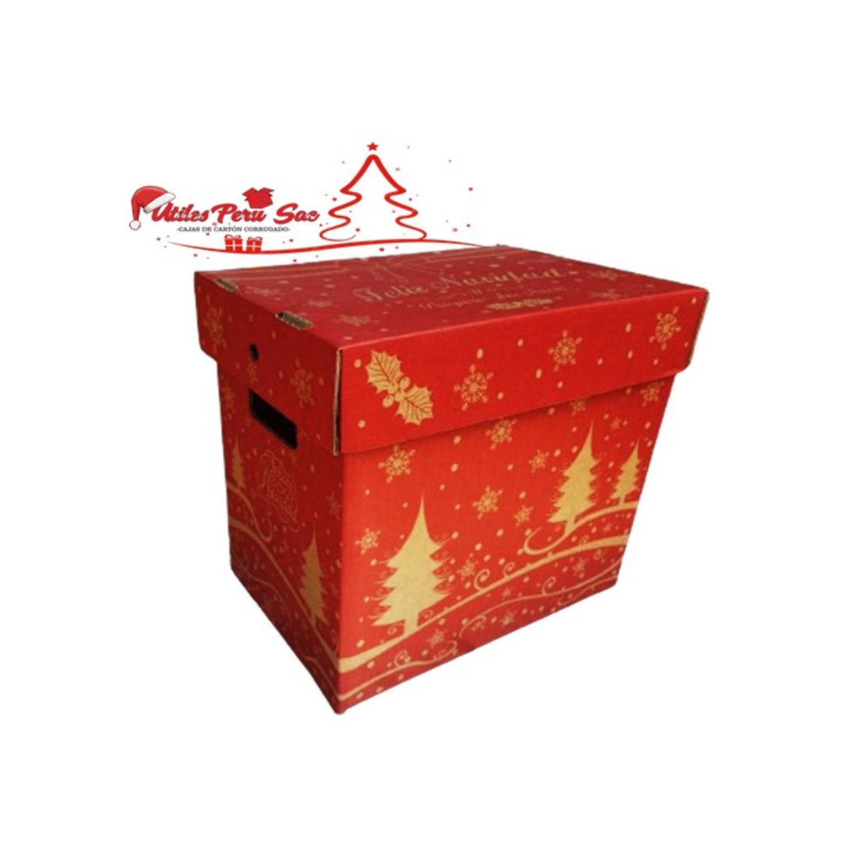 GENERICO - Caja para canasta navideña x 25 Und