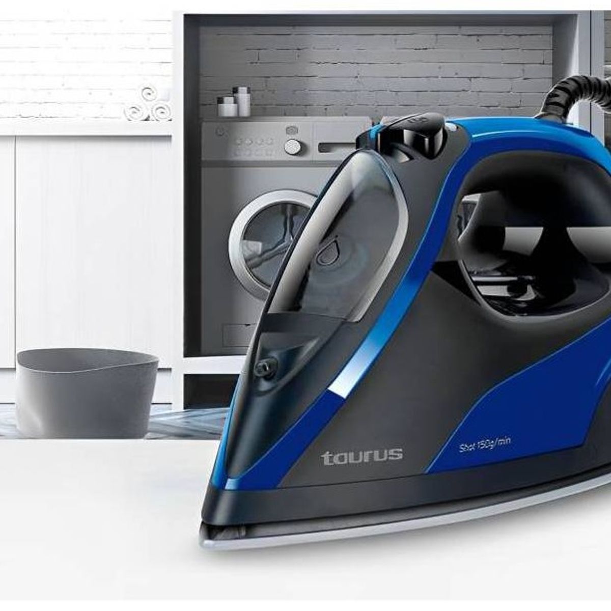 TAURUS - Plancha a Vapor Taurus Atlas 2400 Azul.