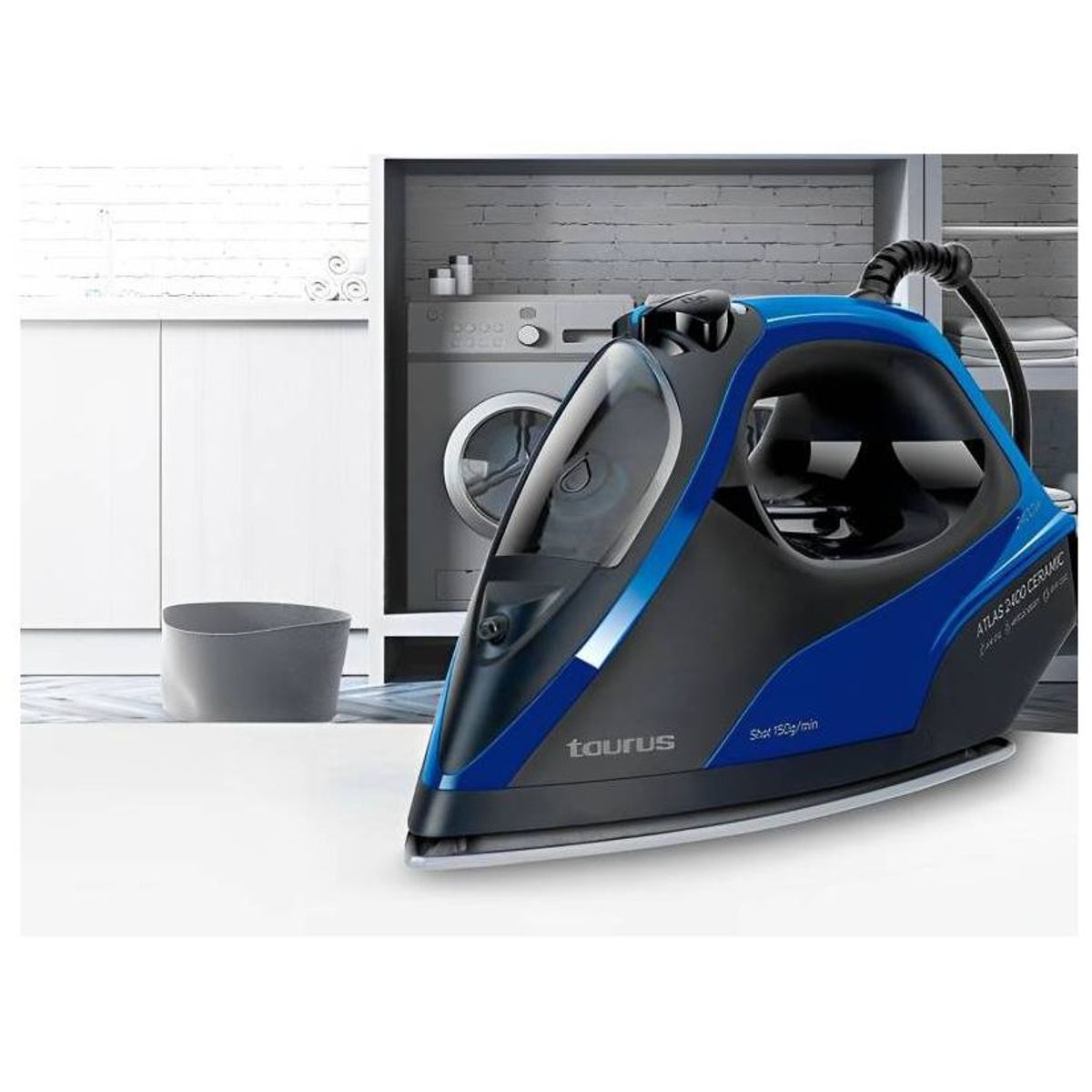 TAURUS - Plancha a Vapor Taurus Atlas 2400 Azul.