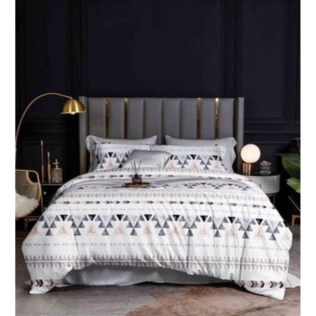 CASATEX - JUEGO DE SÁBANAS CON DISEÑO CASATEX QUEEN