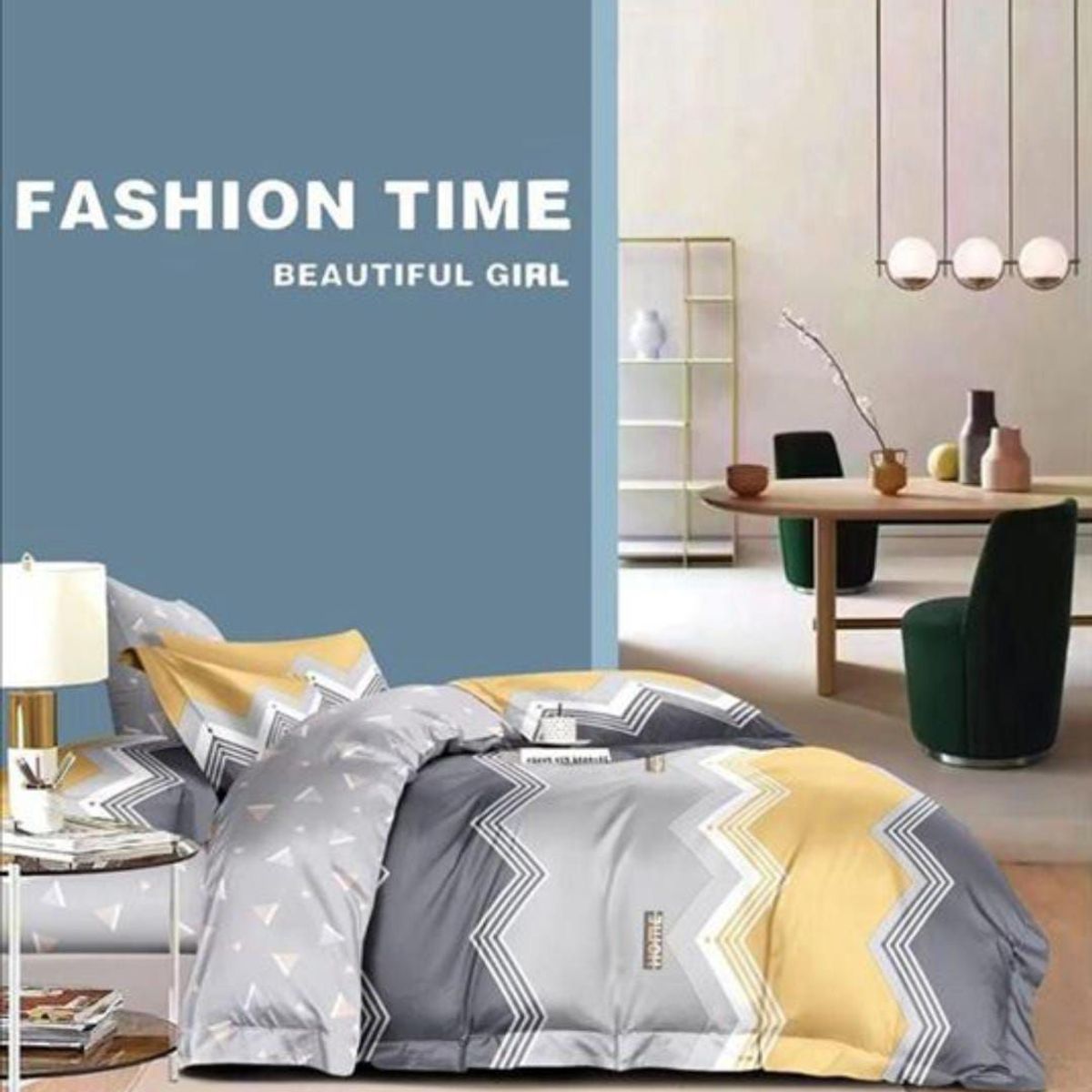 CASATEX - JUEGO DE SÁBANAS CON DISEÑO CASATEX QUEEN