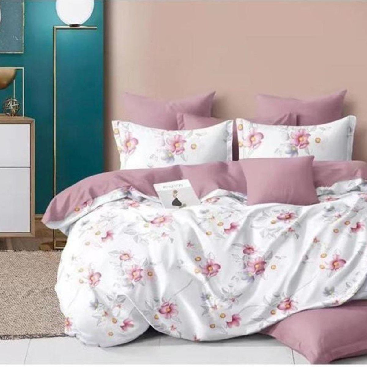 CASATEX - JUEGO DE SÁBANAS CON DISEÑO CASATEX QUEEN