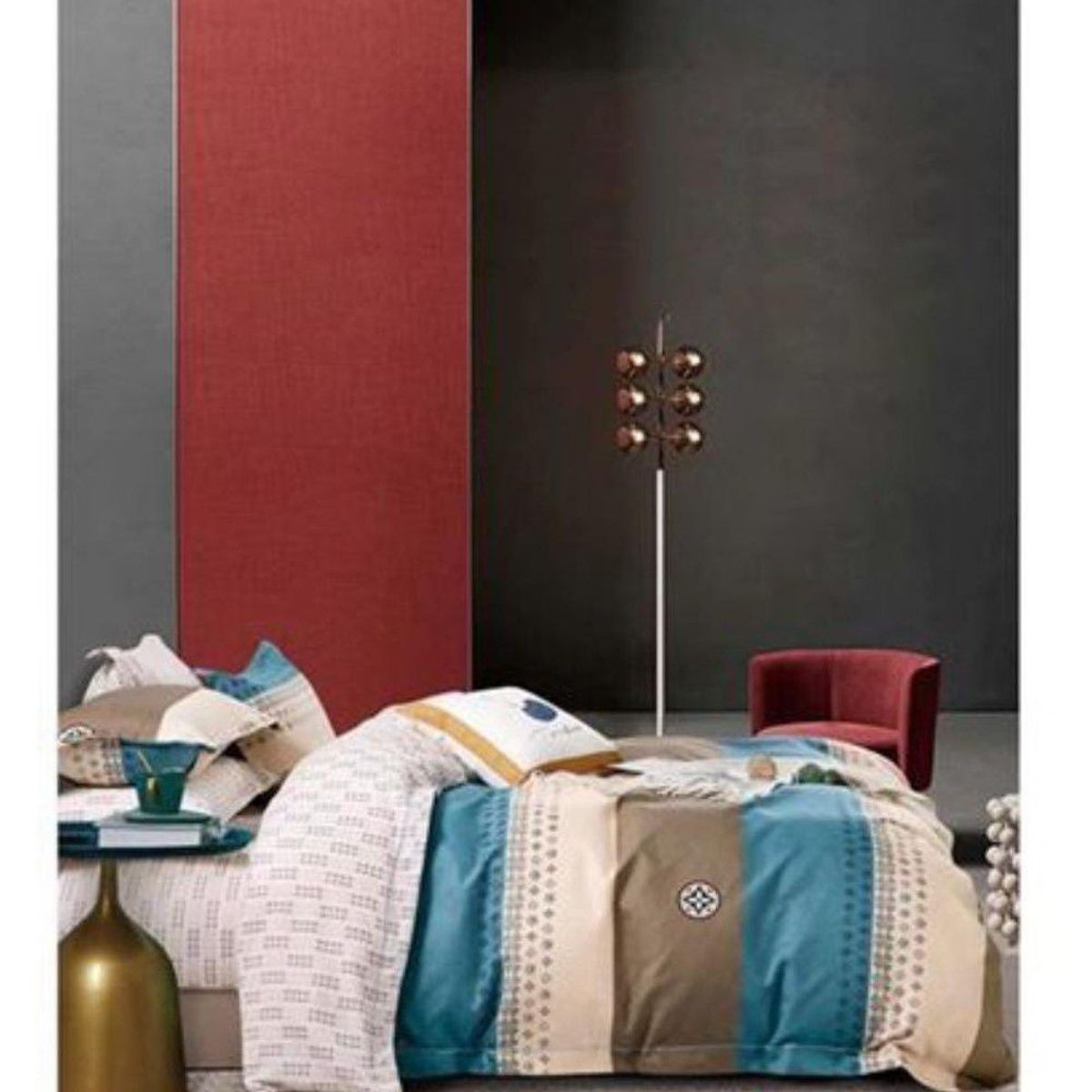 CASATEX - JUEGO DE SÁBANAS CON DISEÑO CASATEX QUEEN