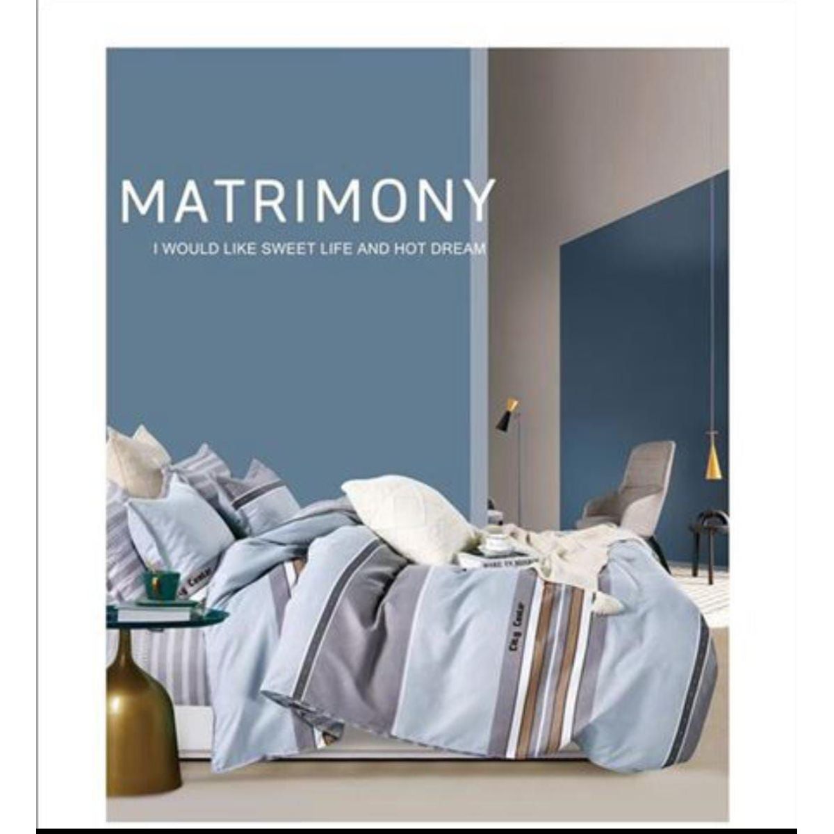 CASATEX - JUEGO DE SÁBANAS CON DISEÑO CASATEX QUEEN