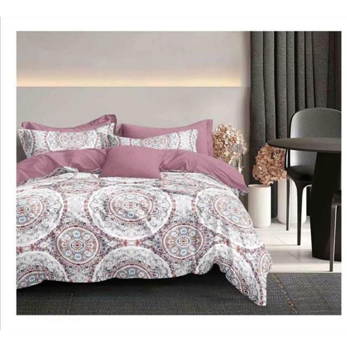 CASATEX - JUEGO DE SÁBANAS CON DISEÑO CASATEX QUEEN