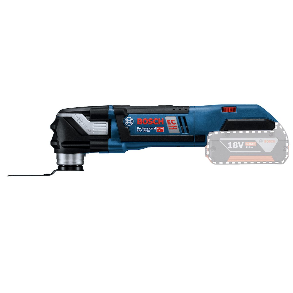 BOSCH - Multicortadora Inalám 18v Bosch Gop 18v-28 Heavy Duty SBat