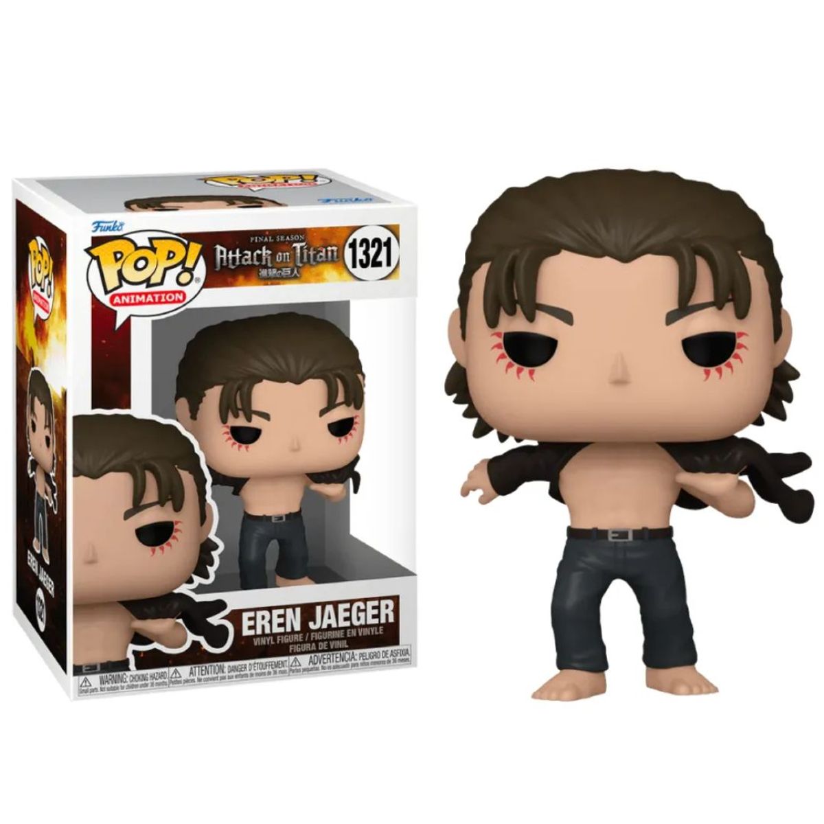 FUNKO - Funko Pop Eren Jaeger 1321- Attack on Titan