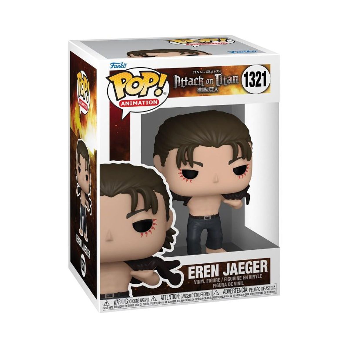 FUNKO - Funko Pop Eren Jaeger 1321- Attack on Titan