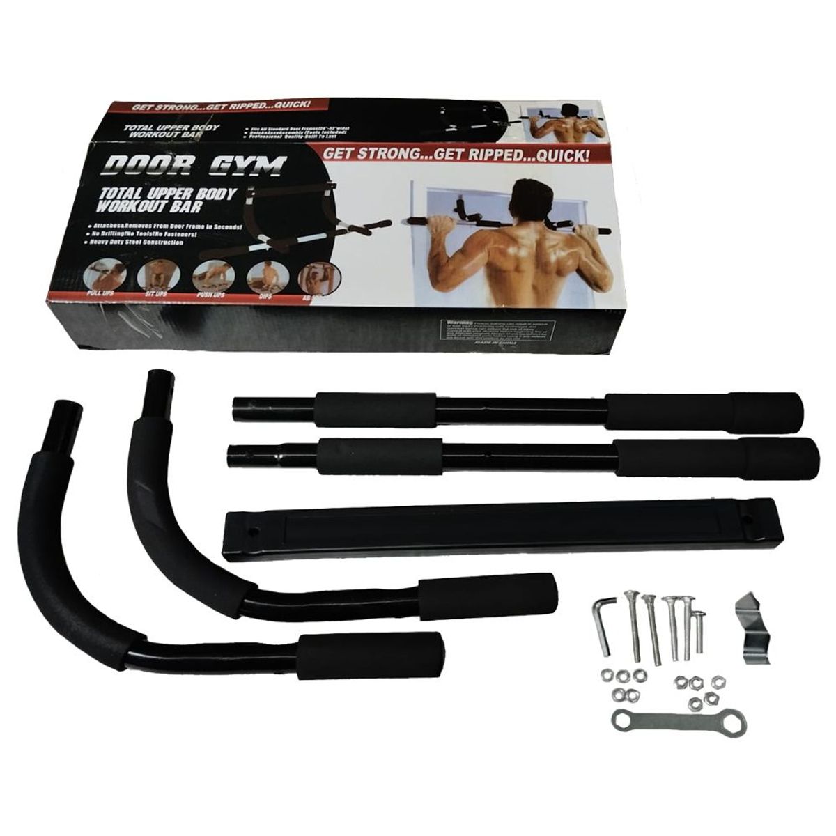 REAL FITNESS PERU - BARRA PULL-UP DOOR GYM