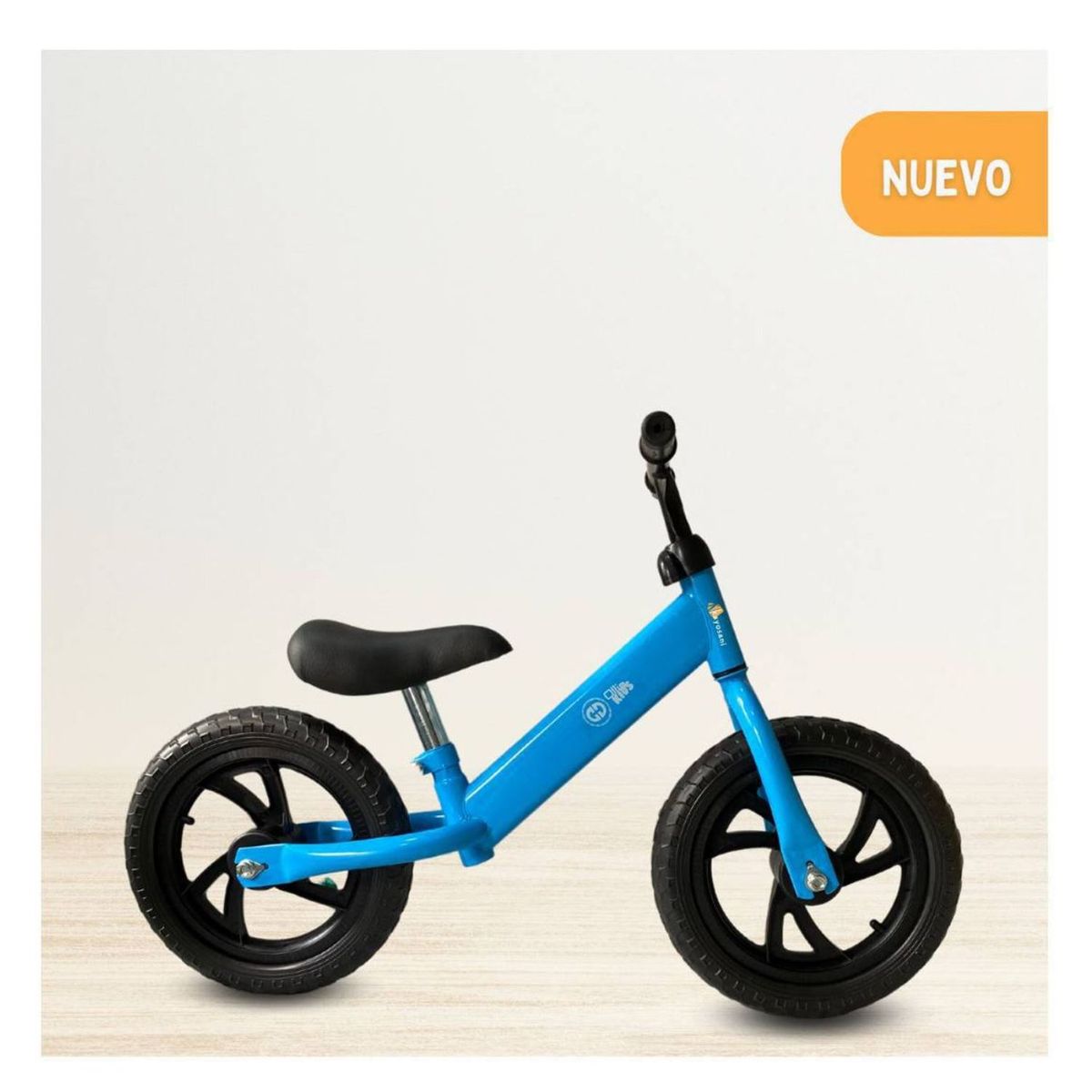CUZKA - Bicicleta de Equilibrio Aro 12 PVC «EQUILIBRIO» Light Blue