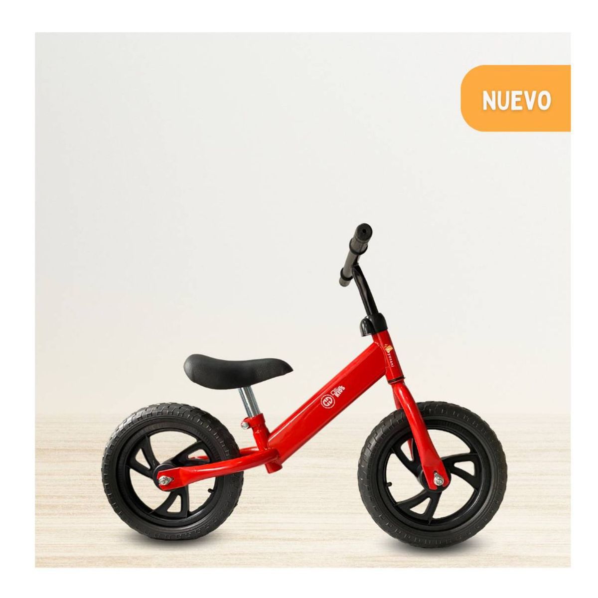 CUZKA - Bicicleta de Equilibrio Aro 12 PVC «EQUILIBRIO» Red