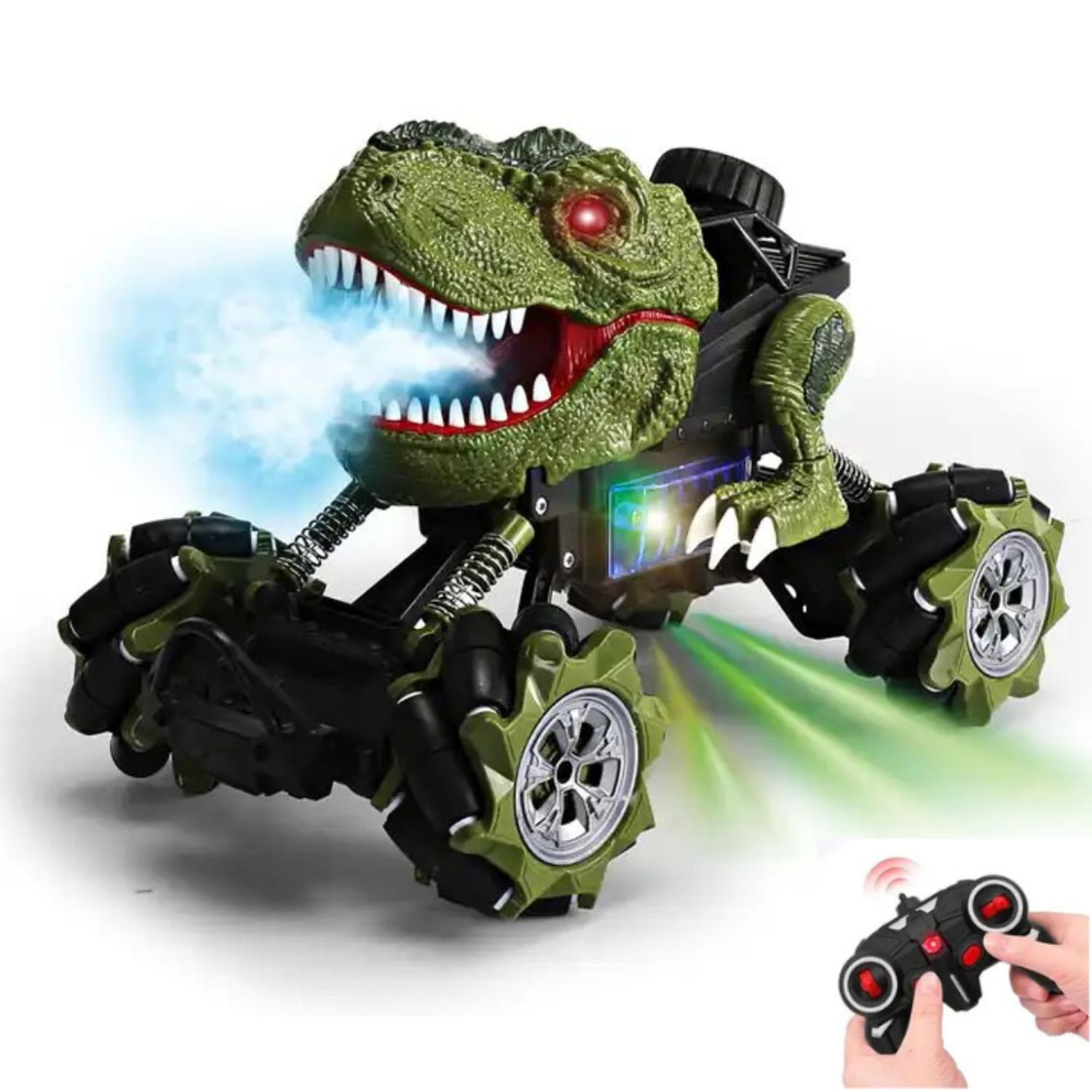 Carro Dinosaurio Para Niño Juguete a control Remoto 4x4 GENERICO