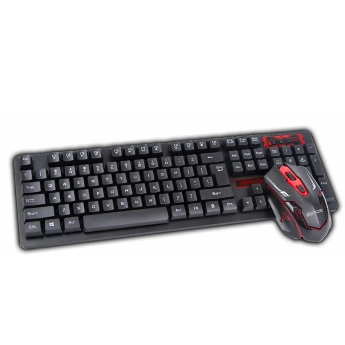 GENERICO - Kit Teclado y Mouse Inalámbrico para Pc Laptop