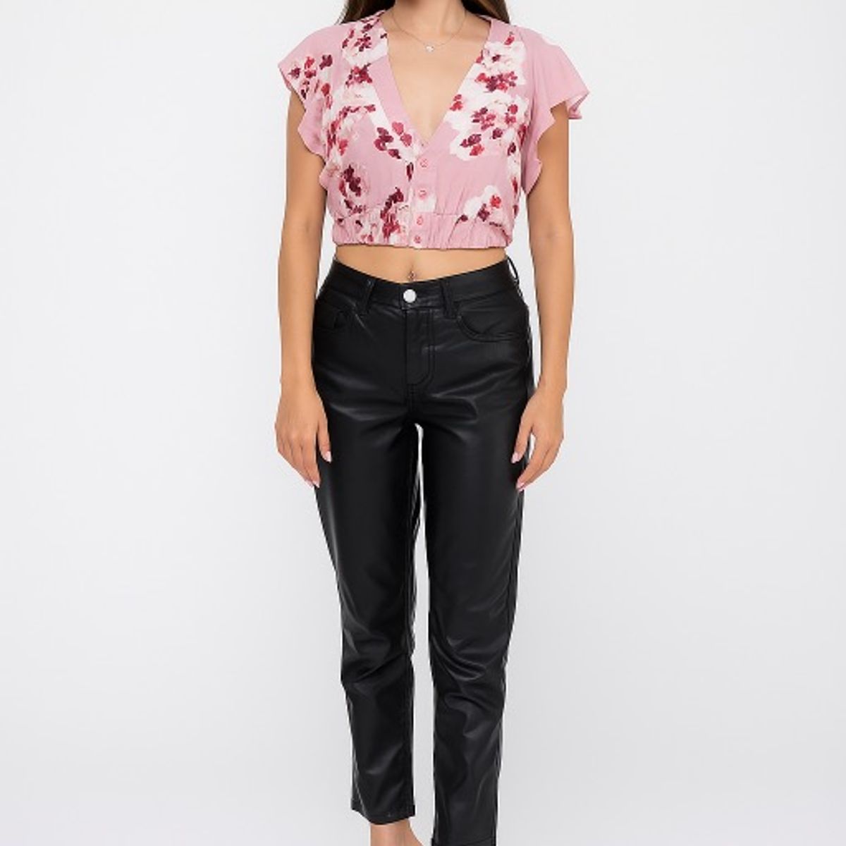 AMA OUTFITTERS - BLUSA KAROL FLOREADA