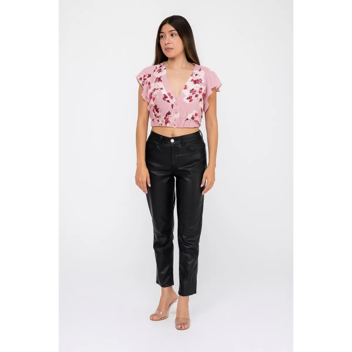 AMA OUTFITTERS - BLUSA KAROL FLOREADA