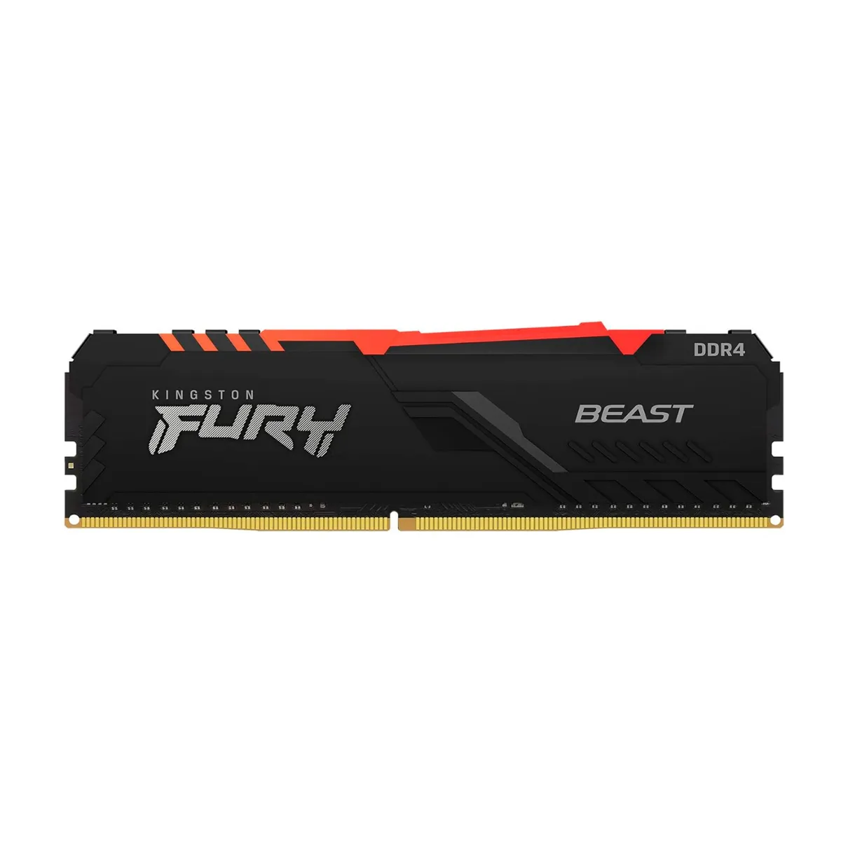 KINGSTON - MEMORIA RAM DIMM KINGSTON FURY BEAST RGB DDR4 16GB PN KF426C16BBA16