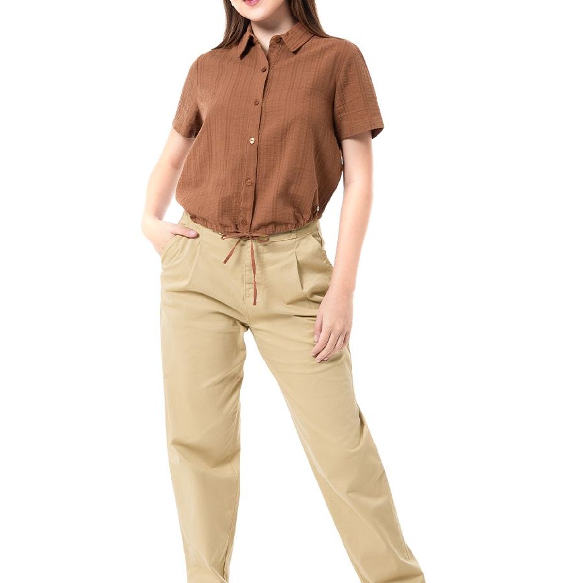 SQUEEZE - Pantalon Moda Drill Stretch Mujer Geradi