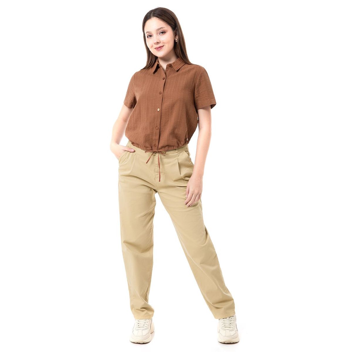 SQUEEZE - Pantalon Moda Drill Stretch Mujer Geradi