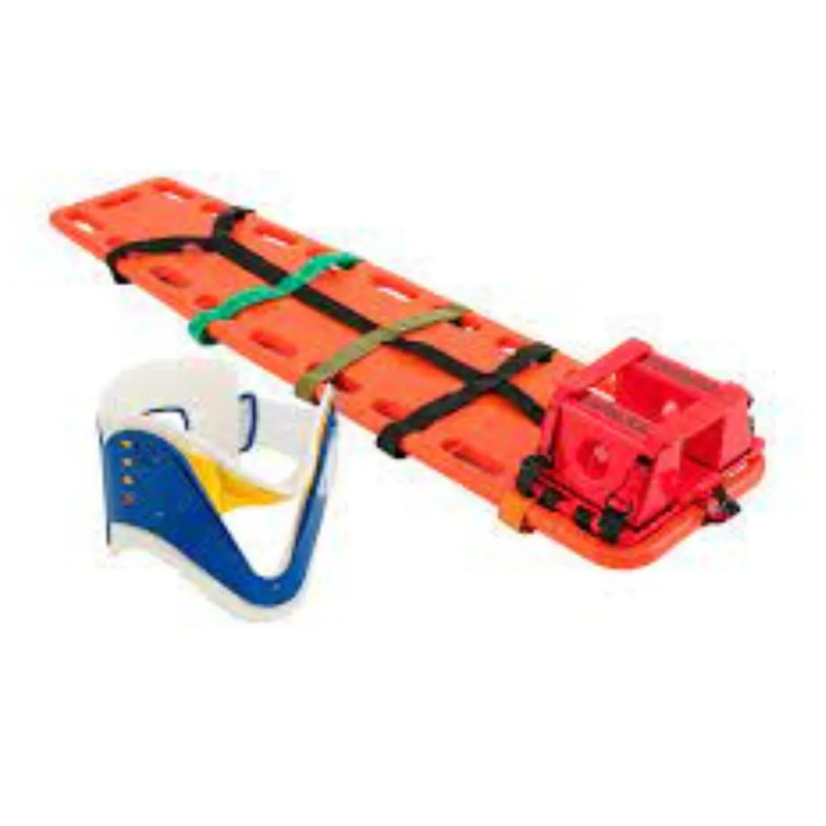 NACIONAL - KIT DE CAMILLA RIGIDA -INMOVILIZADOR-CORREA SPIDER-COLLARIN SERVICAL