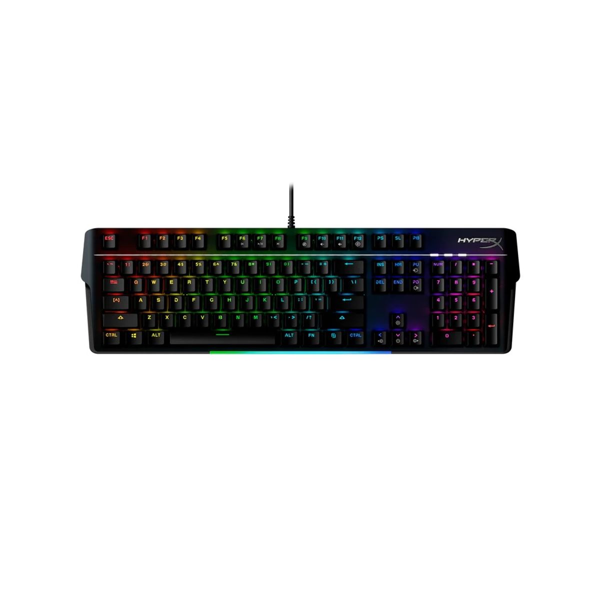 HYPERX - Teclado Gamer HyperX Alloy MKW100 RGB Mecanico Ingles Negro 4P5E1AAABA