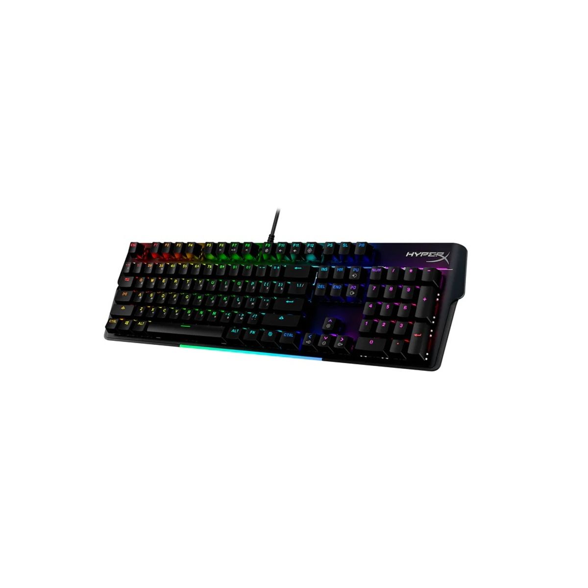 HYPERX - Teclado Gamer HyperX Alloy MKW100 RGB Mecanico Ingles Negro 4P5E1AAABA