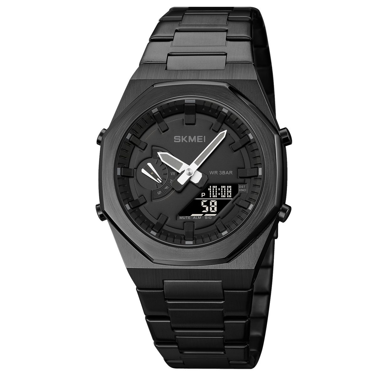 SKMEI - Reloj Skmei 1816 Negro Hora Mundial Dual