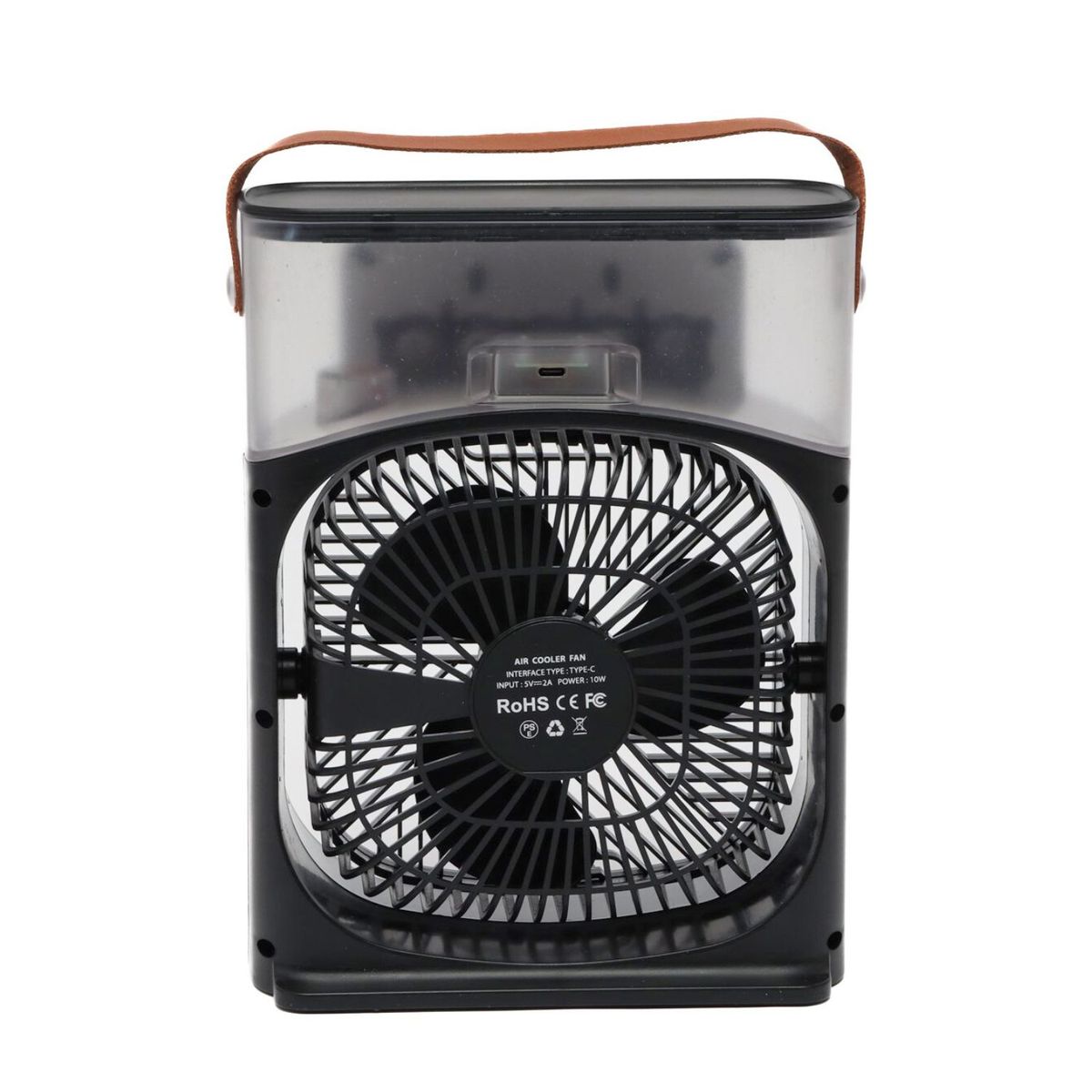 GENERICO - Enfriador Ventilador Aire Acondicionado Portátil Negro
