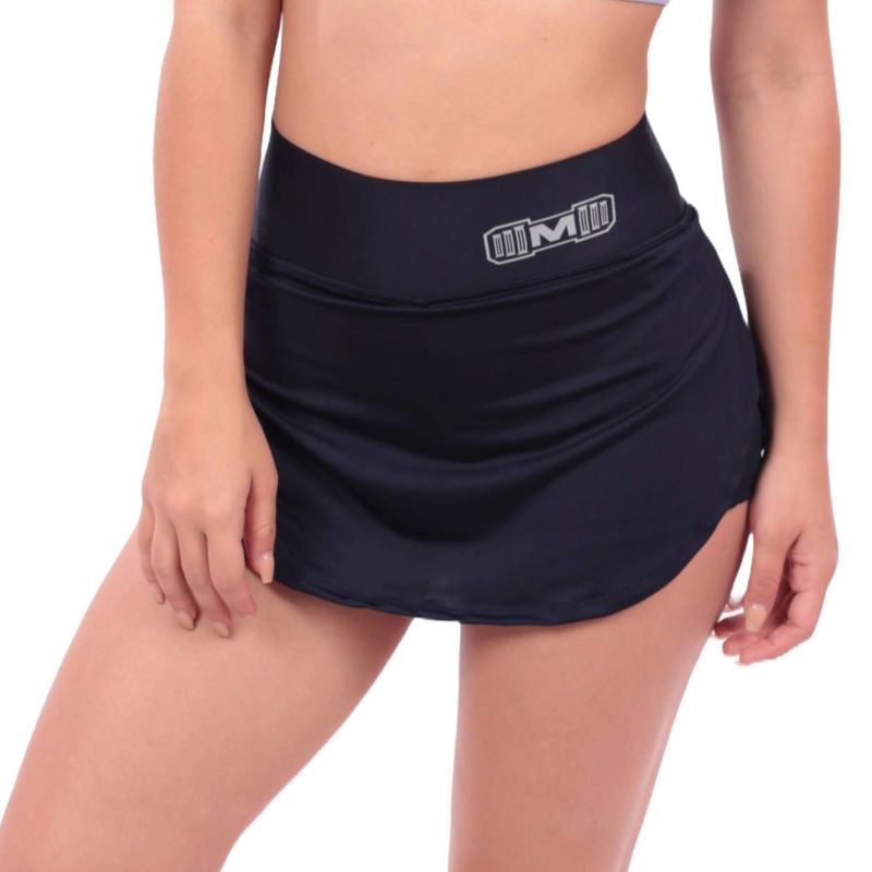 M MUSCLE MUSEUM - Short Falda Deportivo Color Azul para Mujer