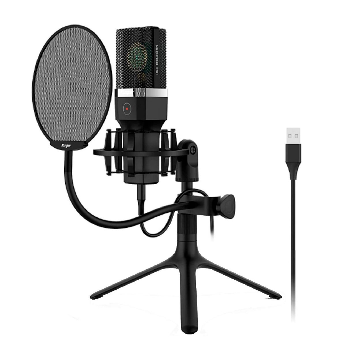 GENERICO - Micrófono Usb Profesional Mic Pro X1  Kit Completo