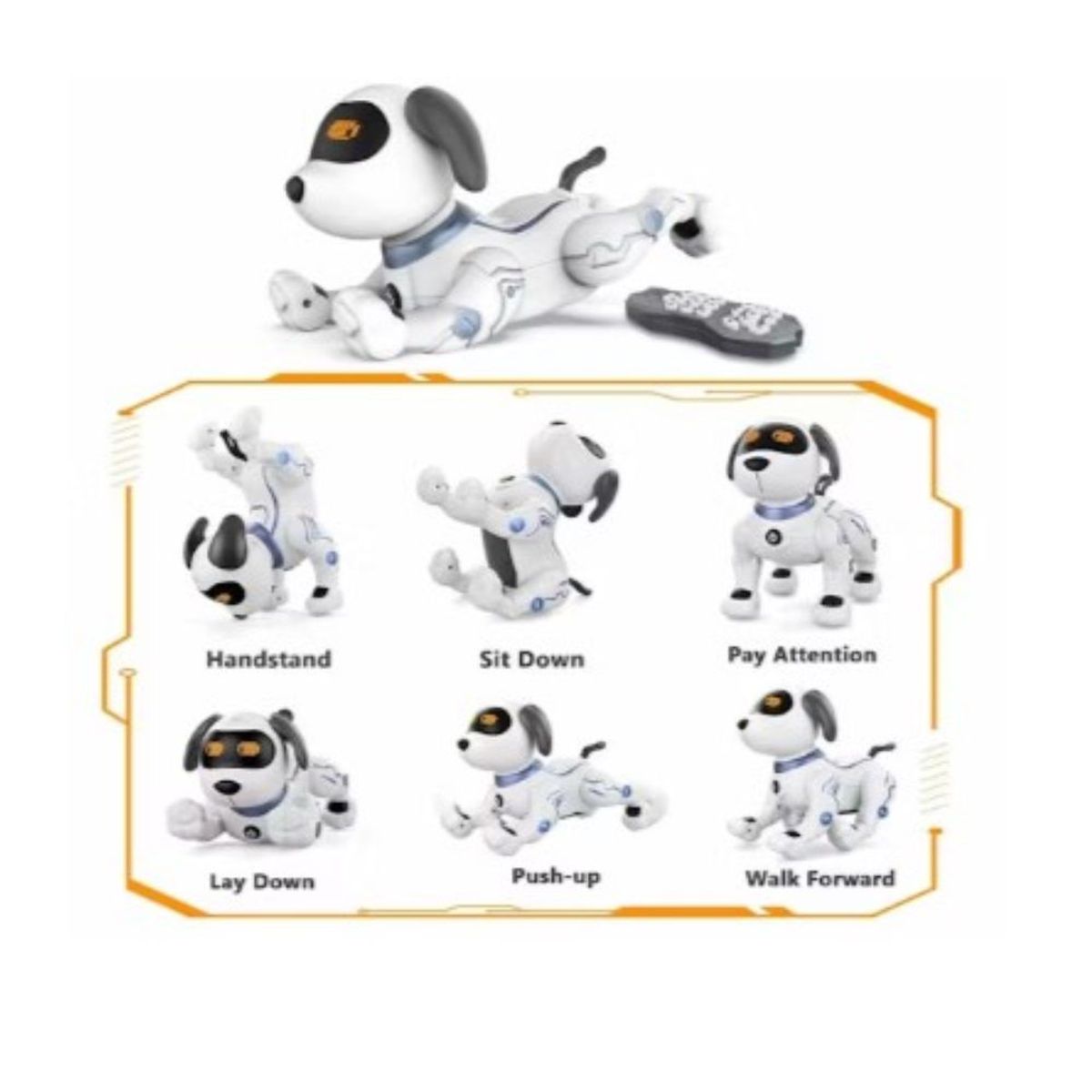 GENERICO - Perro Robot Mascota Interactiva Smart Control