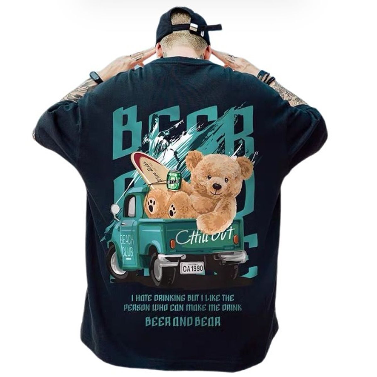 BLWOENS - Camiseta de manga corta para hombres